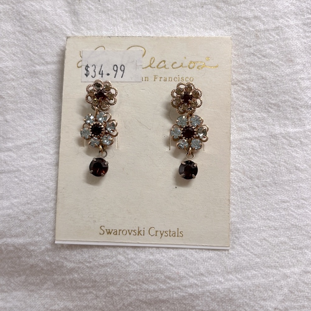 Brand new Swarovski Crystal Earrings